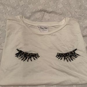 Boutique eyelashes shirt